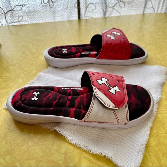 Men’s Size 8 UNDER ARMOUR Slide-on Sandals - Picture 2 of 7